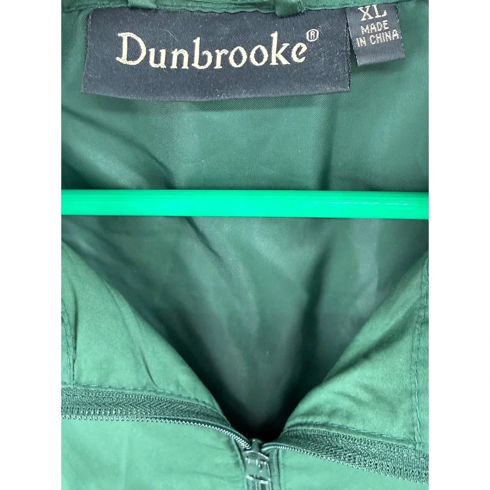 Vintage Dunbrooke Green Bay Packers Windbreaker Jacket Green White Gray Mens XL